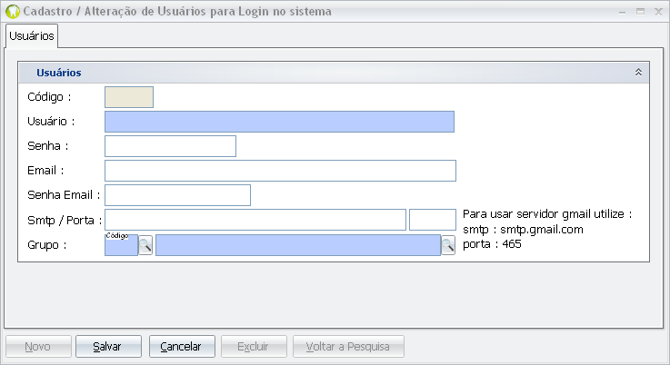 CadastroUsuario