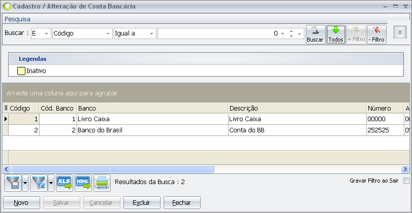 ListagemContas