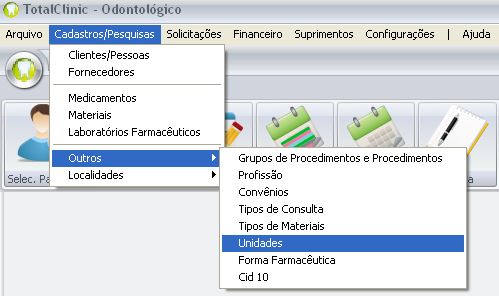 MenuUnidades